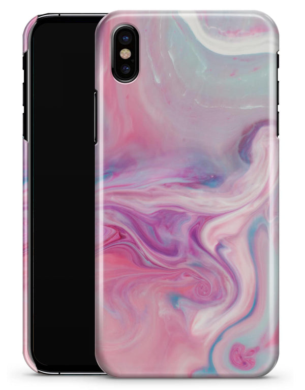 Marbleized Color Paradise V2 - iPhone X Clipit Case