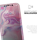 Marbleized Color Paradise V2 - Vinyl Skin Wrap for iPhone 17 Pro Max, 17 Pro, 17 Air, 17, 16 & All Models — Soft Matte or Ultra Gloss