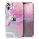 Marbleized Color Paradise V2 - Vinyl Skin Wrap for iPhone 17 Pro Max, 17 Pro, 17 Air, 17, 16 & All Models — Soft Matte or Ultra Gloss