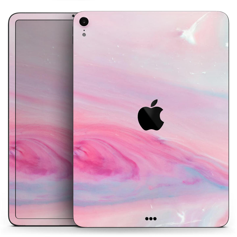 Marbleized Colored Paradise V3 - Full Body Skin Decal for the Apple iPad Pro 12.9", 11", 10.5", 9.7", Air or Mini (All Models Available)