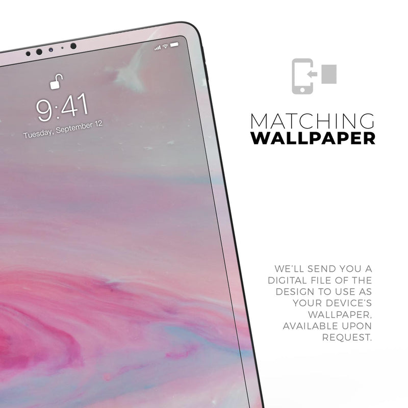 Marbleized Colored Paradise V3 - Full Body Skin Decal for the Apple iPad Pro 12.9", 11", 10.5", 9.7", Air or Mini (All Models Available)