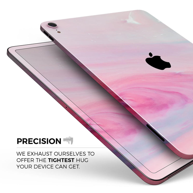 Marbleized Colored Paradise V3 - Full Body Skin Decal for the Apple iPad Pro 12.9", 11", 10.5", 9.7", Air or Mini (All Models Available)