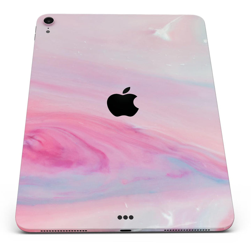 Marbleized Colored Paradise V3 - Full Body Skin Decal for the Apple iPad Pro 12.9", 11", 10.5", 9.7", Air or Mini (All Models Available)