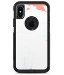 Marbleized Coral and Mint v1 - iPhone X OtterBox Case & Skin Kits