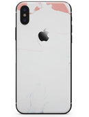 Marbleized Coral and Mint v1 - iPhone X Skin-Kit