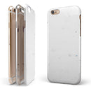 Marbleized Light Gray iPhone 6/6s or 6/6s Plus 2-Piece Hybrid INK-Fuzed Case