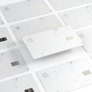 Marbleized Light Gray - Premium Protective Decal Skin-Kit for the Apple Credit Card