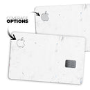 Marbleized Light Gray - Premium Protective Decal Skin-Kit for the Apple Credit Card