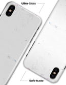 Marbleized Light Gray - iPhone X Clipit Case