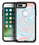 Marbleized Mint and Coral - iPhone 7 Plus/8 Plus OtterBox Case & Skin Kits
