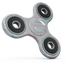 Marbleized Mint and Coral Full-Body Fidget Spinner Skin-Kit