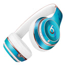 Marbleized Ocean Blue Full-Body Skin Kit for the Beats by Dre Solo 3 Wireless Headphones