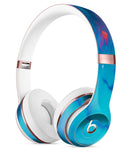Marbleized Ocean Blue Full-Body Skin Kit for the Beats by Dre Solo 3 Wireless Headphones