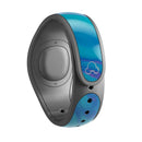 Marbleized Ocean Blue - Decal Skin Wrap Kit for the Disney Magic Band