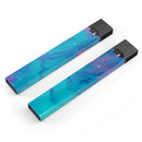 Marbleized Ocean Blue - Premium Decal Protective Skin-Wrap Sticker compatible with the Juul Labs vaping device