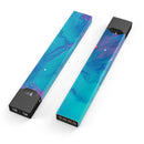 Marbleized Ocean Blue - Premium Decal Protective Skin-Wrap Sticker compatible with the Juul Labs vaping device