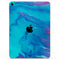 Marbleized Ocean Blue - Full Body Skin Decal for the Apple iPad Pro 12.9", 11", 10.5", 9.7", Air or Mini (All Models Available)