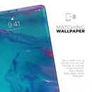 Marbleized Ocean Blue - Full Body Skin Decal for the Apple iPad Pro 12.9", 11", 10.5", 9.7", Air or Mini (All Models Available)