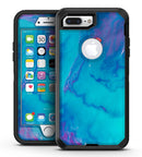 Marbleized Ocean Blue - iPhone 7 Plus/8 Plus OtterBox Case & Skin Kits