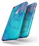 Marbleized Ocean Blue - Skin-kit for the iPhone 8 or 8 Plus