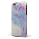 Marbleized Paradise V072 iPhone 6/6s or 6/6s Plus 2-Piece Hybrid INK-Fuzed Case