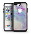 Marbleized Paradise V072 - iPhone 7 or 7 Plus Commuter Case Skin Kit