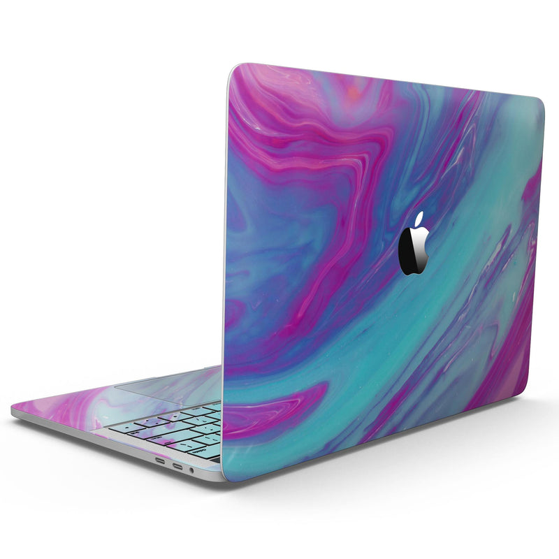 MacBook Pro with Touch Bar Skin Kit - Marbleized_Pink_Ocean_Blue_v32-MacBook_13_Touch_V9.jpg?