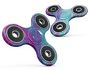 Marbleized Pink Ocean Blue v32 Full-Body Fidget Spinner Skin-Kit