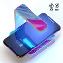 Marbleized Pink Ocean Blue v32 UV Germicidal Sanitizing Sterilizing Wireless Smart Phone Screen Cleaner + Charging Station