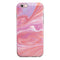 Marbleized Pink Paradise iPhone 6/6s or 6/6s Plus 2-Piece Hybrid INK-Fuzed Case