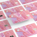 Marbleized Pink Paradise - Premium Protective Decal Skin-Kit for the Apple Credit Card