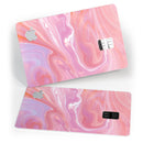 Marbleized Pink Paradise - Premium Protective Decal Skin-Kit for the Apple Credit Card
