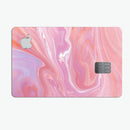 Marbleized Pink Paradise - Premium Protective Decal Skin-Kit for the Apple Credit Card