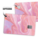 Marbleized Pink Paradise - Premium Protective Decal Skin-Kit for the Apple Credit Card