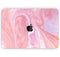 Marbleized Pink Paradise - Skin Decal Wrap Kit Compatible with the Apple MacBook Pro, Pro with Touch Bar or Air (11", 12", 13", 15" & 16" - All Versions Available)