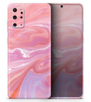 Marbleized Pink Paradise - Premium Vinyl Skin Decal for Samsung Galaxy S25 Ultra, S24, S23, S22 & All Galaxy S Models