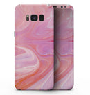 Marbleized Pink Paradise V2 - Samsung Galaxy S8 Full-Body Skin Kit