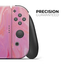Marbleized Pink Paradise V2 // Skin Decal Wrap Kit for Nintendo Switch Console & Dock, Joy-Cons, Pro Controller, Lite, 3DS XL, 2DS XL, DSi, or Wii - Vinyl Skin Wrap for Nintendo Switch 2, OLED, Lite, Pro Controller, Wii & Classic Handhelds