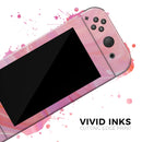 Marbleized Pink Paradise V2 // Skin Decal Wrap Kit for Nintendo Switch Console & Dock, Joy-Cons, Pro Controller, Lite, 3DS XL, 2DS XL, DSi, or Wii - Vinyl Skin Wrap for Nintendo Switch 2, OLED, Lite, Pro Controller, Wii & Classic Handhelds