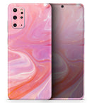 Marbleized Pink Paradise V2 - Premium Vinyl Skin Decal for Samsung Galaxy S25 Ultra, S24, S23, S22 & All Galaxy S Models