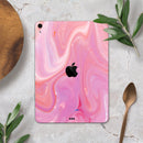 Marbleized Pink Paradise V2 - Full Body Skin Decal for the Apple iPad Pro 12.9", 11", 10.5", 9.7", Air or Mini (All Models Available)