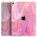 Marbleized Pink Paradise V2 - Full Body Skin Decal for the Apple iPad Pro 12.9", 11", 10.5", 9.7", Air or Mini (All Models Available)