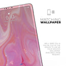 Marbleized Pink Paradise V2 - Full Body Skin Decal for the Apple iPad Pro 12.9", 11", 10.5", 9.7", Air or Mini (All Models Available)