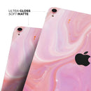 Marbleized Pink Paradise V2 - Full Body Skin Decal for the Apple iPad Pro 12.9", 11", 10.5", 9.7", Air or Mini (All Models Available)