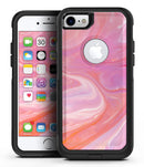 Marbleized Pink Paradise V2 - iPhone 7 or 7 Plus Commuter Case Skin Kit