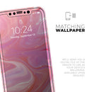 Marbleized Pink Paradise V2 - Vinyl Skin Wrap for iPhone 17 Pro Max, 17 Pro, 17 Air, 17, 16 & All Models — Soft Matte or Ultra Gloss