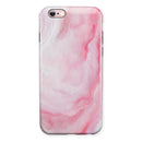 Marbleized Pink Paradise V4 iPhone 6/6s or 6/6s Plus 2-Piece Hybrid INK-Fuzed Case