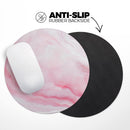 Marbleized Pink Paradise V4// WaterProof Rubber Foam Backed Anti-Slip Mouse Pad for Home Work Office or Gaming Computer Desk