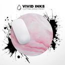 Marbleized Pink Paradise V4// WaterProof Rubber Foam Backed Anti-Slip Mouse Pad for Home Work Office or Gaming Computer Desk