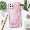 Marbleized Pink Paradise V4 - Premium Vinyl Skin Decal for Samsung Galaxy S25 Ultra, S24, S23, S22 & All Galaxy S Models